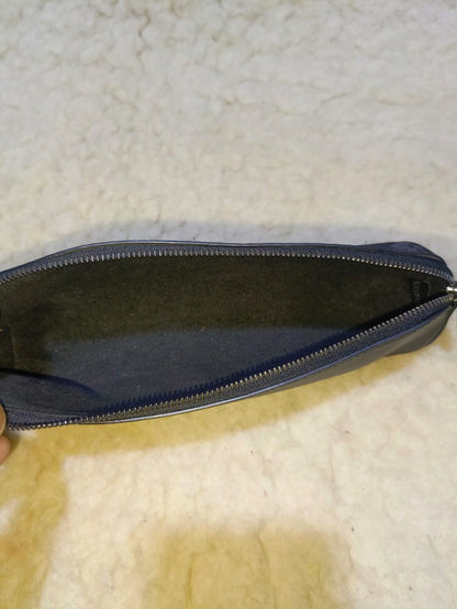 Louis Vuitton Monogram Eclipse Canvas Zip Pen & Pencil Case