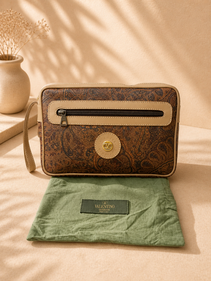 VALENTINO GARAVANI Unisex wrist pouch with dust bag | Pre-Loved