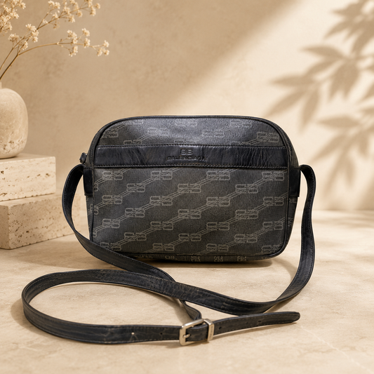 Balenciaga  Canvas Crossbody  Bag | Pre-Loved
